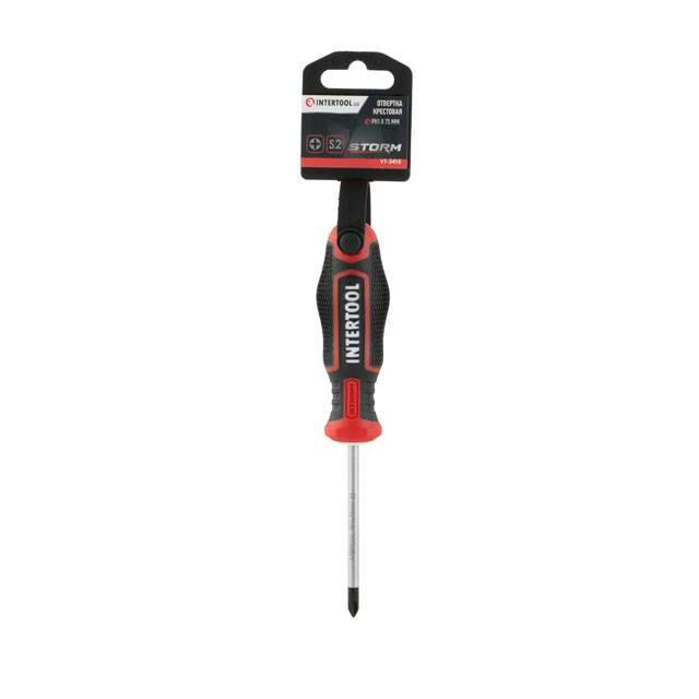 Викруткa PH1х75 мм Intertool VT-3415
