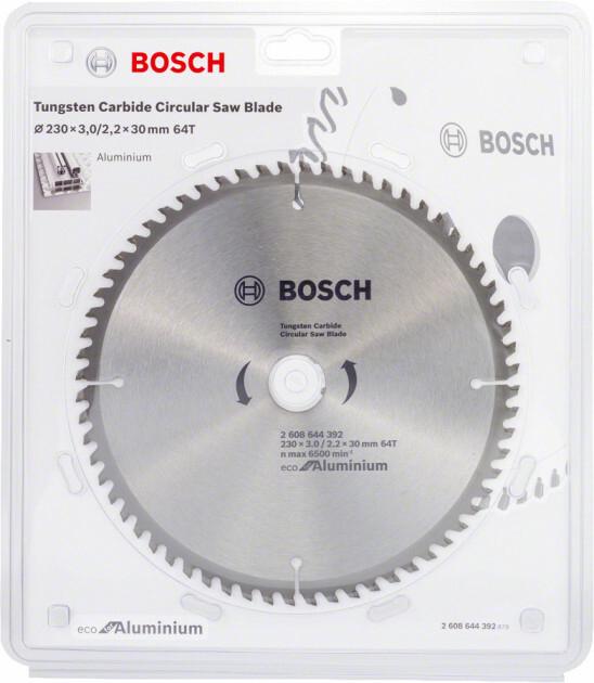 Пильний диск Bosch ECO ALU / Multi 230x30 64 зуб. (2608644392)