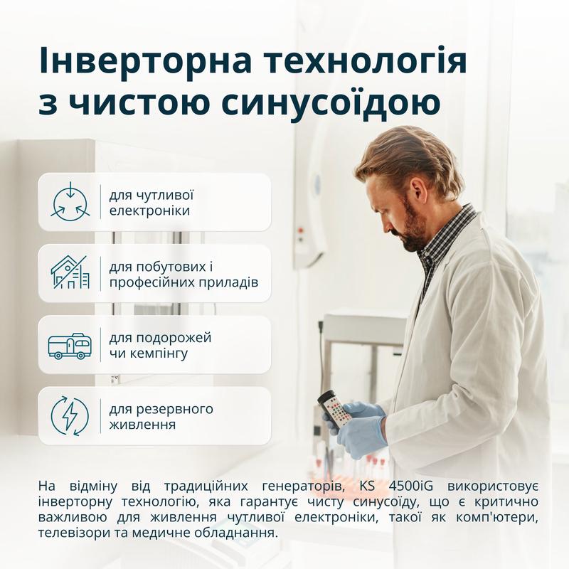 Генератор інверторний KS 4500iG