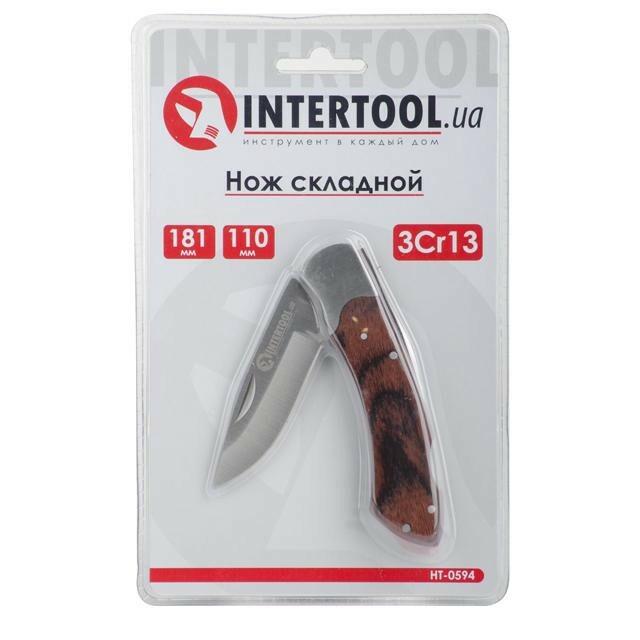 Ніж складаний INTERTOOL HT-0594