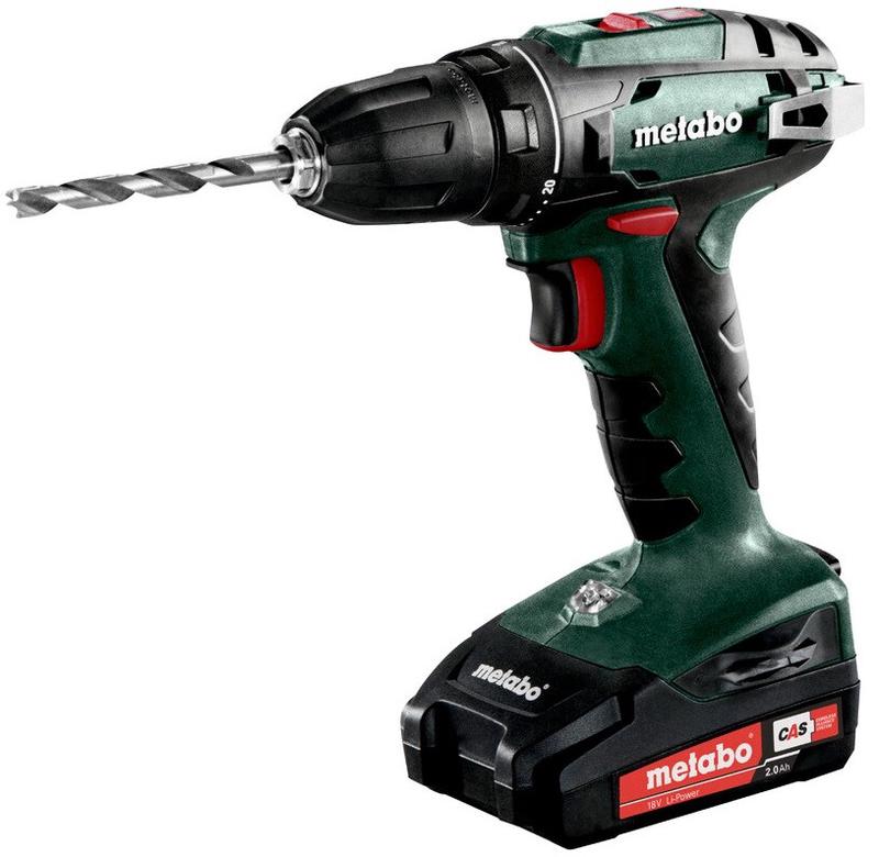 Акумуляторний шурупокрут Metabo BS 18 2xLi-Power 2.0 Ah (602207560)