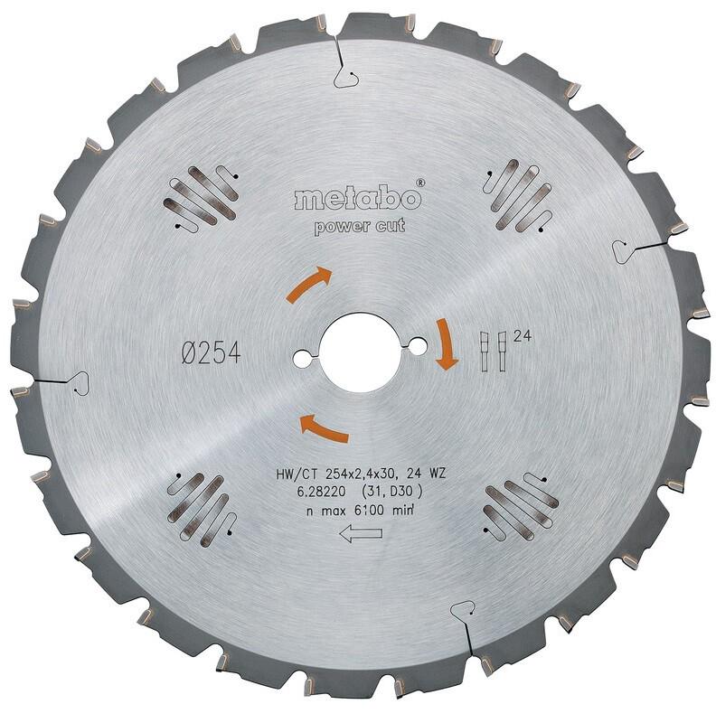 Пильний диск Metabo HW/CT 216x30 24 WZ 5 (628009000)