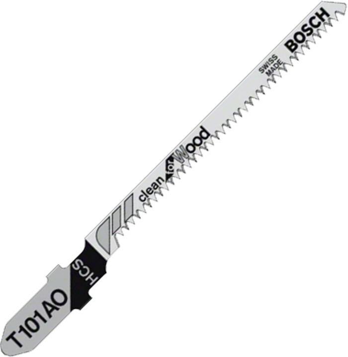 Пилки для лобзика Bosch T 101 AО Clean for Wood HCS (2608630559) 3 шт