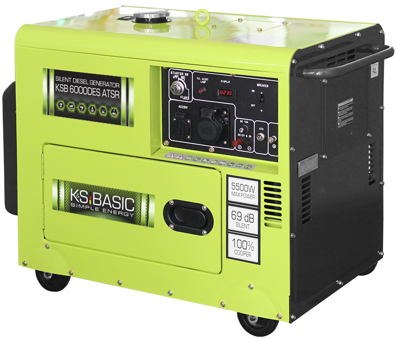 Дизельний генератор Konner Sohnen BASIC KSB 6000DES- ATSR