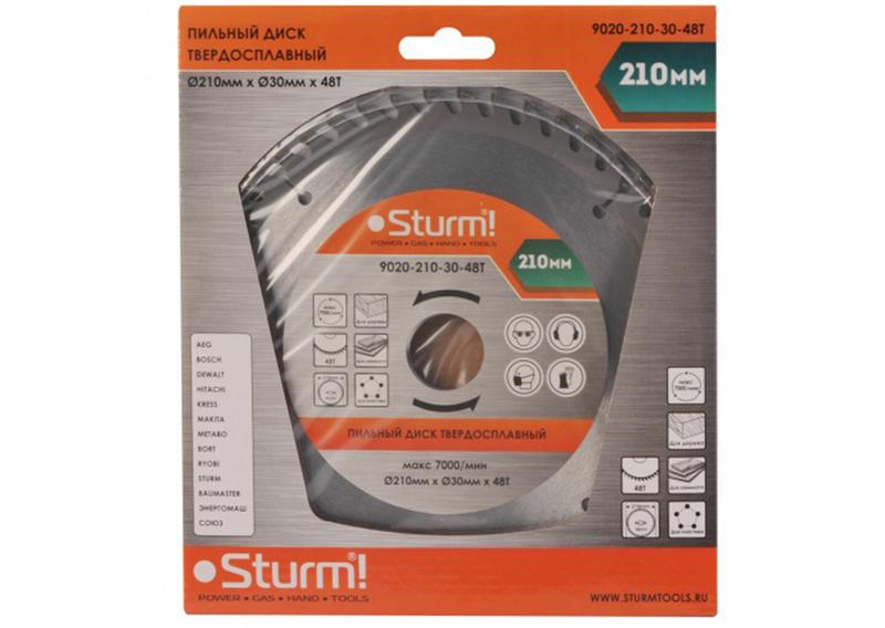 Диск пильний Sturm 9020-210-30-48T
