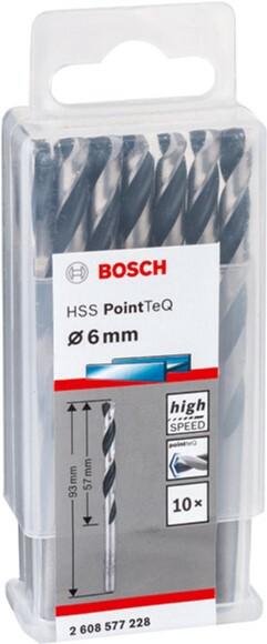 Набір свердел Bosch 10 HSS PointTeQ 6 мм "10 шт (2608577228)