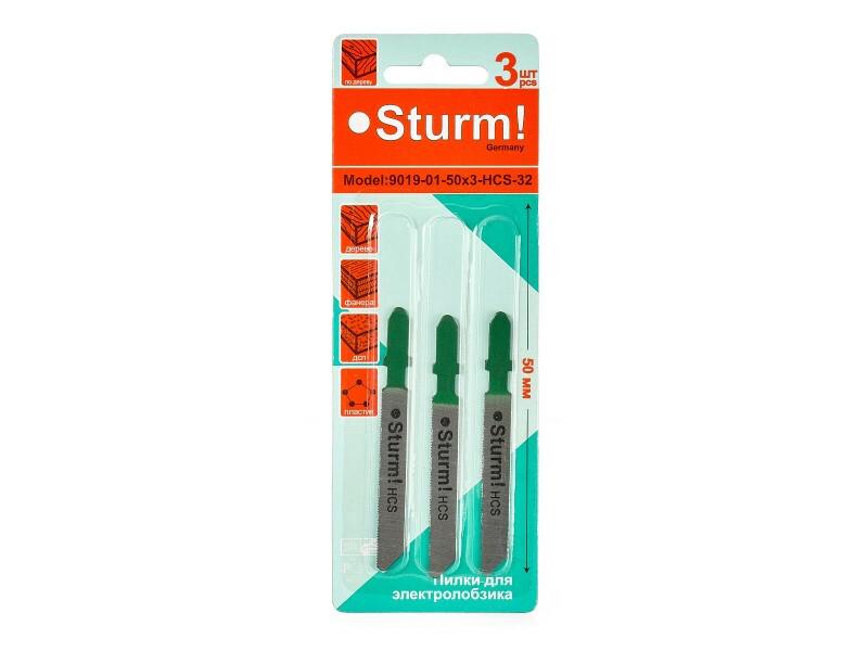 Пилки для лобзика Sturm 9019-01-50x3-HCS-32