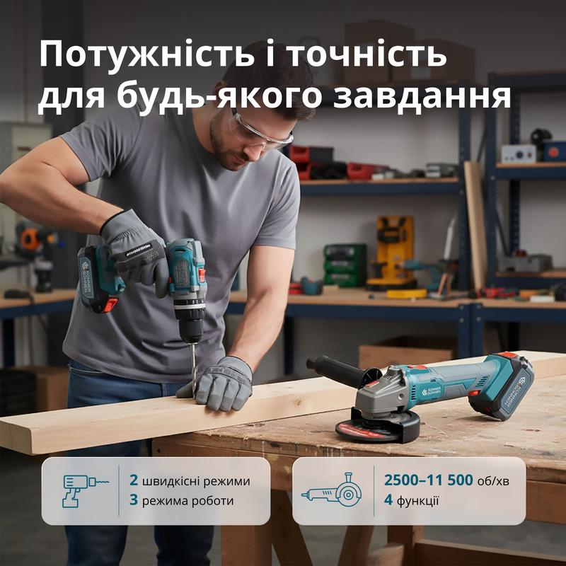 Набір акумуляторних інструментів Konner&Sohnen KS IDAGB 20V SET 1 PLUS