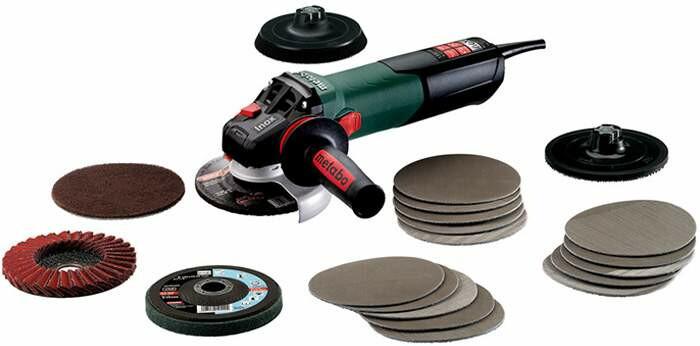 Кутова шліфувальна машина Metabo WEV 15-125 Quick Inox (600572500)