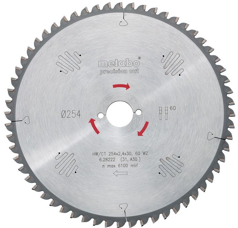 Пильний диск Metabo 305x30, HW/CT 60 WZ5 ° (628228000)