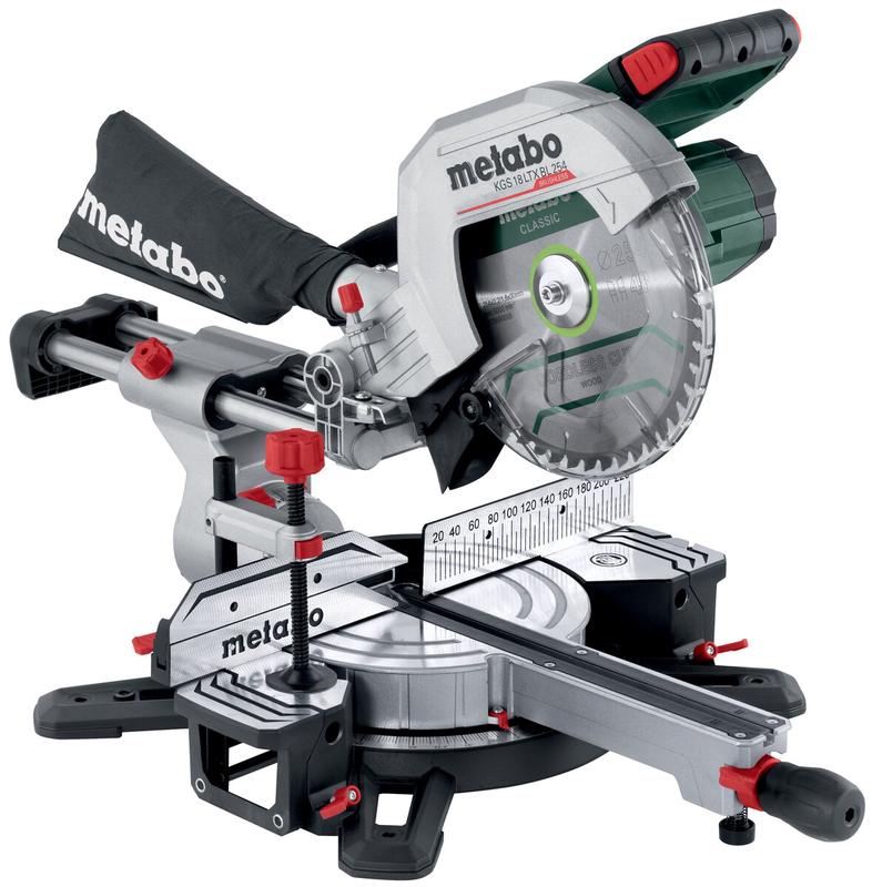 Акумуляторна торцювальна пила Metabo KGS 18 LTX BL 254 (614254650)