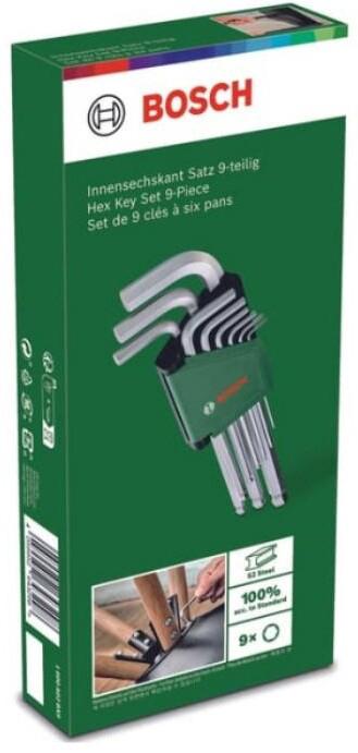 Набір шестигранних ключів Bosch 9 шт. (1600A032V1)