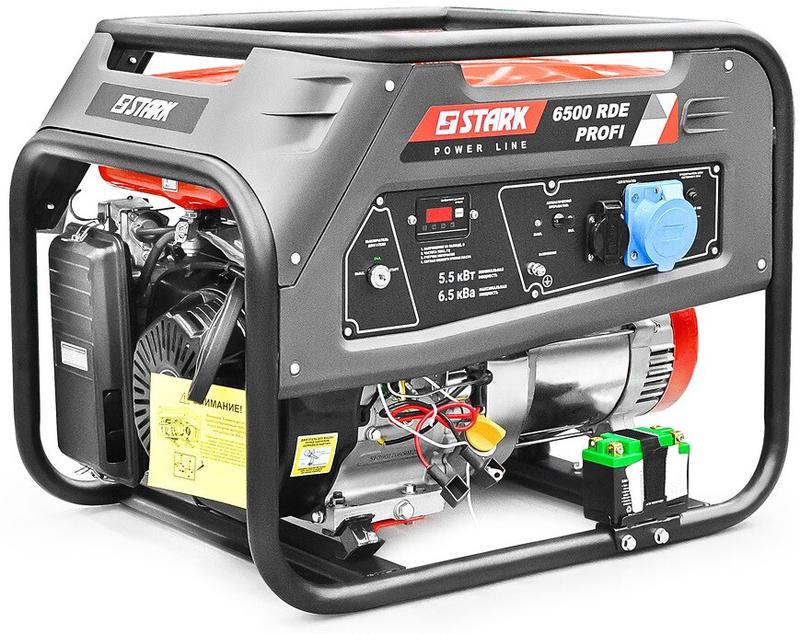 Бензогенератор Stark 6500 RDE PROFI