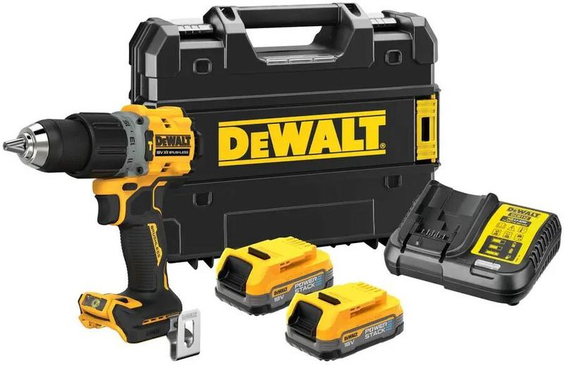 Дриль-шурупокрут акумуляторний безщітковий ударний DeWalt DCD805E2T