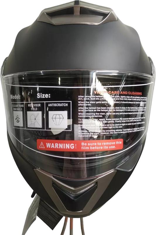 Мотошолом Forte BLD-159 чорний, розмір M (125184)