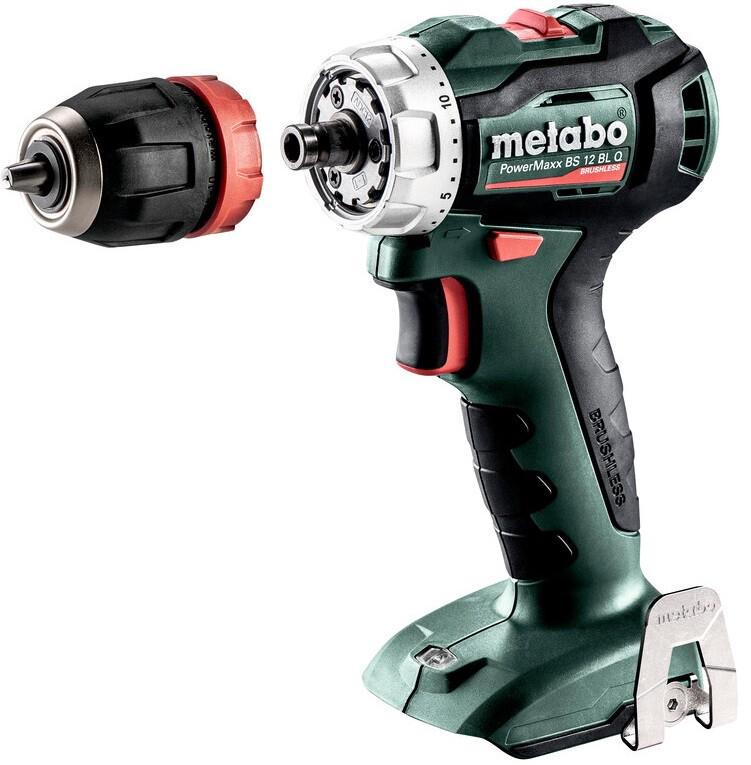 Акумуляторний шурупокрут Metabo PowerMaxx BS 12 BL Quick каркас MetaLoc (601039840) (без акумулятора і ЗП)