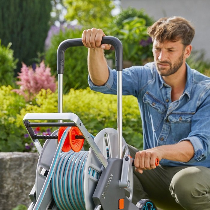 Візок для шланга Gardena AquaRoll L EasyMetal Gar (18550-20.000.00)