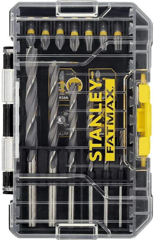 Набір біт і свердел STANLEY FatMax, Torx, 19 шт, кейс (STA88554)