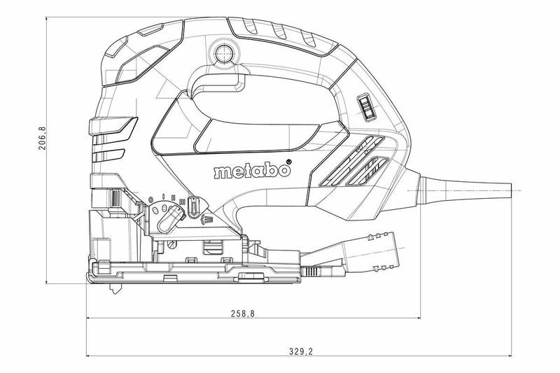 Лобзик Metabo STEB 140 PLUS Industrial (601404500)