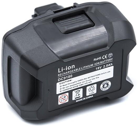 Акумулятор PowerPlant для шурупокрутів та електроінструментів DeWALT 18 V, 2 Ah, Li-ion (TB920662)