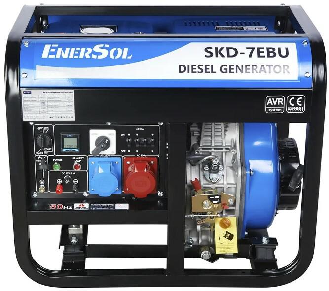 Дизельний генератор EnerSol SKD-7EBU