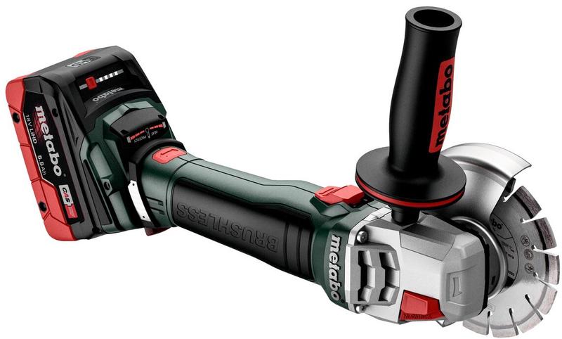 Акумуляторна кутова шліфувальна машина Metabo WB 18 LT BL 11-125 Quick (613054840) (без АКБ та ЗП)