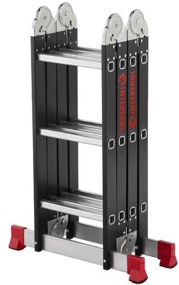 Сходи багатофункціональна Intertool 4х3 ступени (LT-0023)