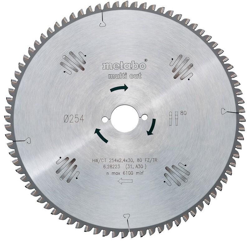 Пильний диск Metabo 210x30, HW/CT 54 FZ/TR (628078000)