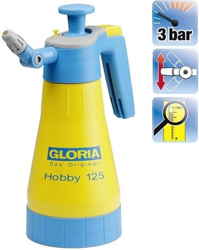 Обприскувач ручний GLORIA 1,25 л Hobby125 (80880)