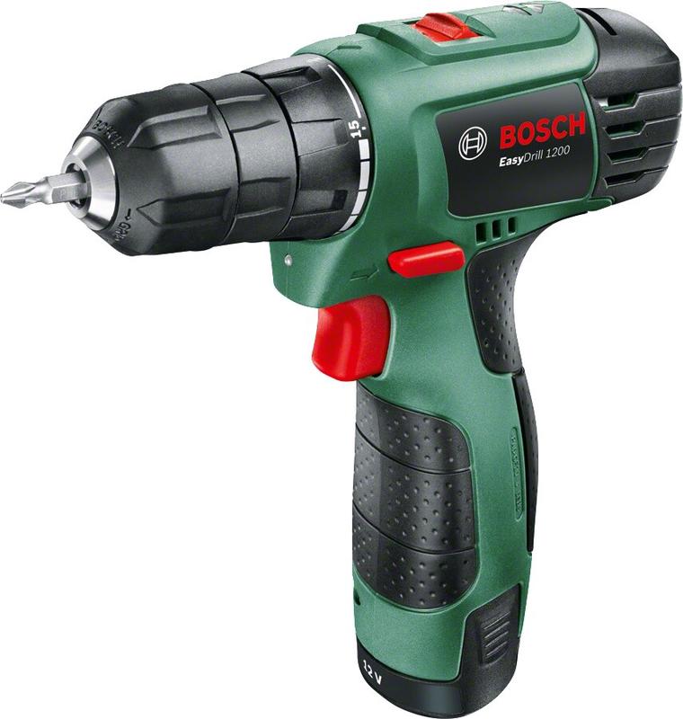 Акумуляторний дриль-шурупокрут Bosch EasyDrill 1200 2 акумулятора (06039A210B)