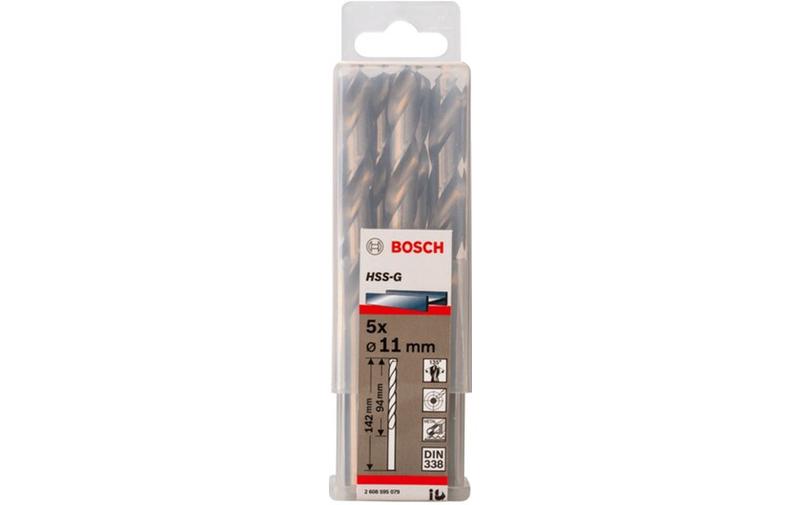 Набір свердел Bosch HSS-G 11мм (2608595079) 5 шт