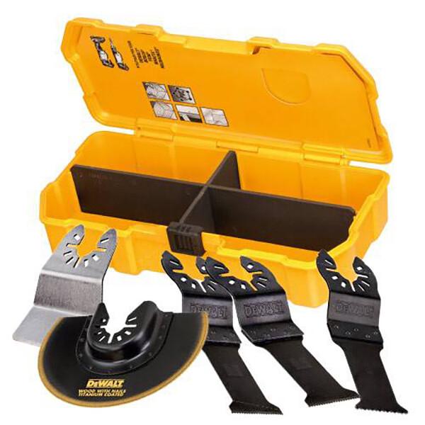 Набір приладдя для багатофункціонального інструменту в валізі DeWALT DT20715