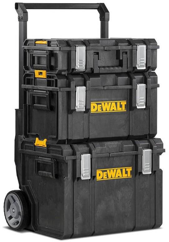 Комплект ящіків DeWALT 2 ящика + ящик-візок в системе TOUGHSYSTEM (DWST1-81052)