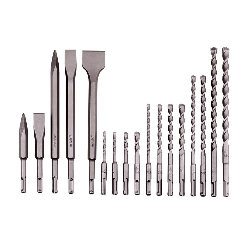 Набір зубил і бурів SDS-plus "SP" classic 17 шт. Metabo 628414000