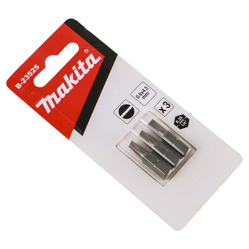Біта Makita SL 0.6x4.5, 3 шт. (B-23525)