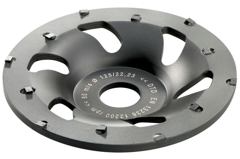 Диск алмазний чашковий Metabo 125x22,23 мм (628208000)
