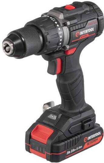 Акумуляторний дриль-шурупокрут INTERTOOL WT-0360