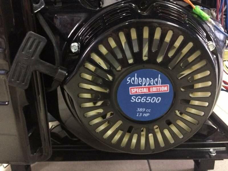 Бензиновий генератор Scheppach SG 6500