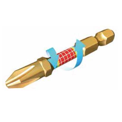 Торсіонна біта Makita золотої серії PH1 50 мм, 2 шт (B-28167)