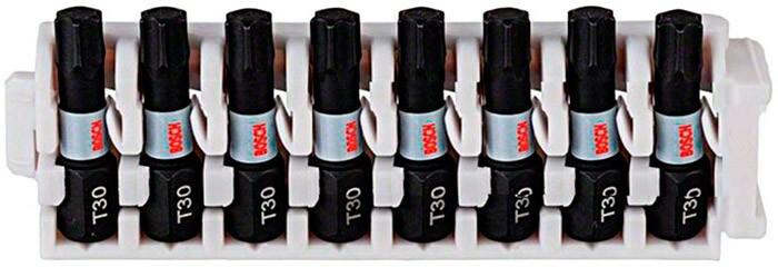 Набір біт Bosch Impact Control 25мм T30 (2608522382) 8 шт