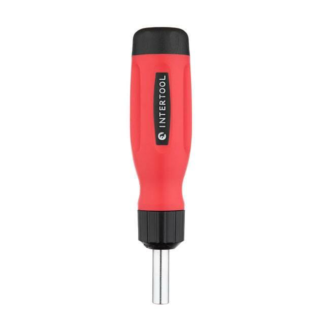 Викрутка реверсивна з комплектом насадок Intertool VT-1003