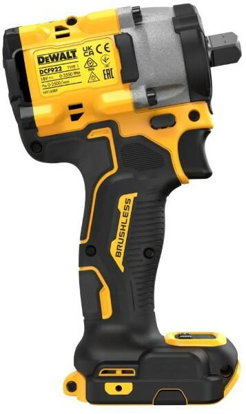 Гайкокрут ударний акумуляторний безщітковий DeWalt DCF922N+DCB183