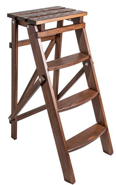 Дерев'яна драбина VIRASTAR PINE BROWN 4 ступені (WSL00105)