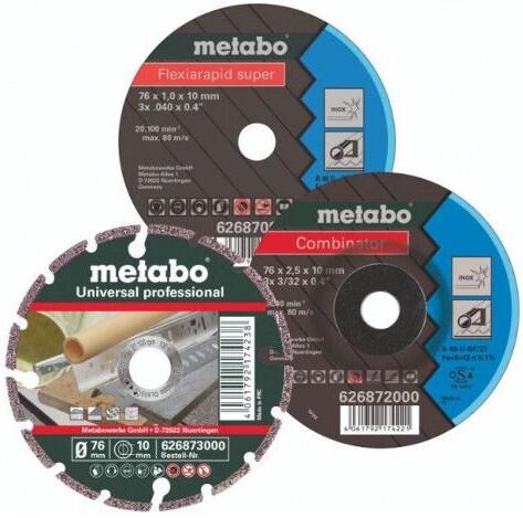 Набір кіл Metabo 76 мм, 3 шт. (626879000)