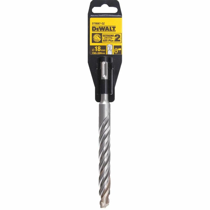 Бур DeWALT "SDS-Plus EXTREME2", 18х150х200мм.