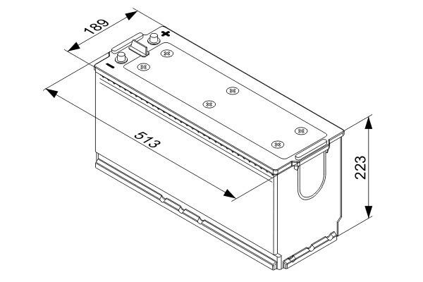 Акумулятор Bosch T4 076 (0092T40760)