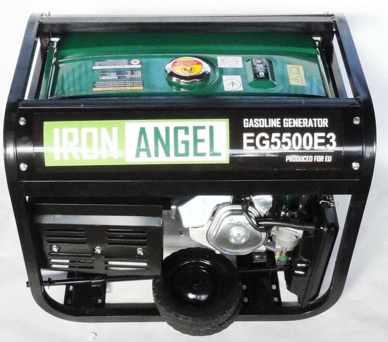 Трьохфазний генератор бензиновий Iron Angel EG 5500 E3