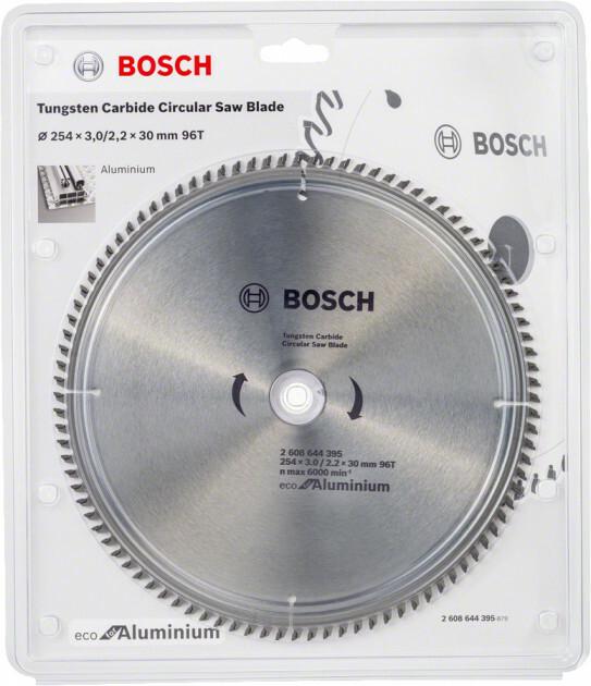 Пильний диск Bosch ECO ALU / Multi 254x30 96 зуб. (2608644395)