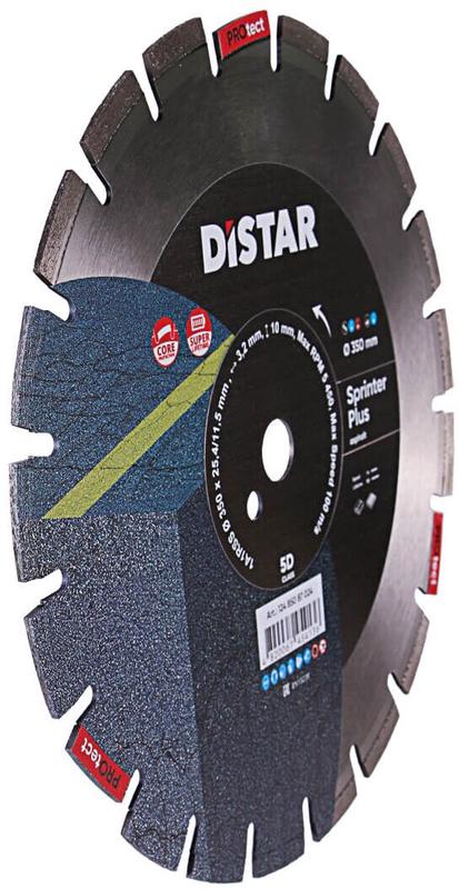 Диск алмазний Distar 1A1RSS/C1S-W 350x3,2/2,2x10x25,4-21 F4 Sprinter Plus (12485087024)