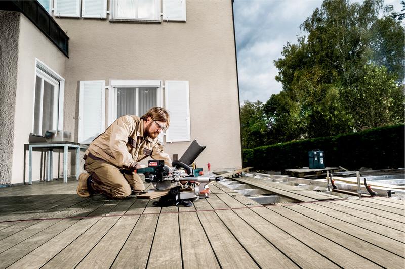 Акумуляторна пила торцювальна Metabo KGS 18 LTX 216 LiHD 2x8.0 Ah (619001810)